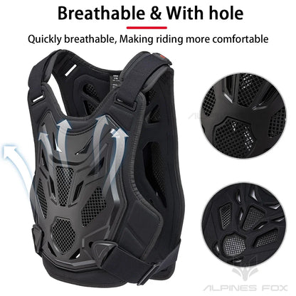 All Season Motocross Chest & Back Armor Vest by HitMyNeed