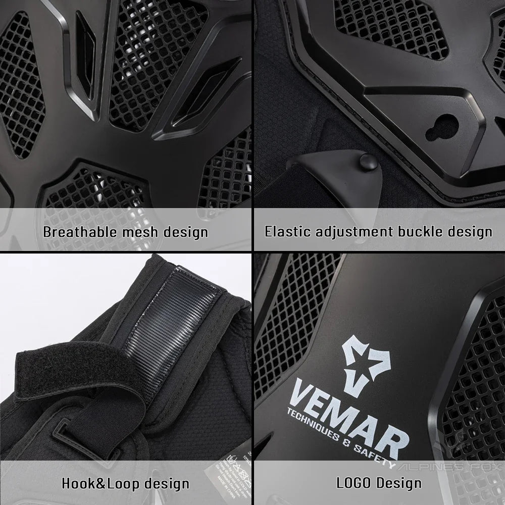 All Season Motocross Chest & Back Armor Vest by HitMyNeed