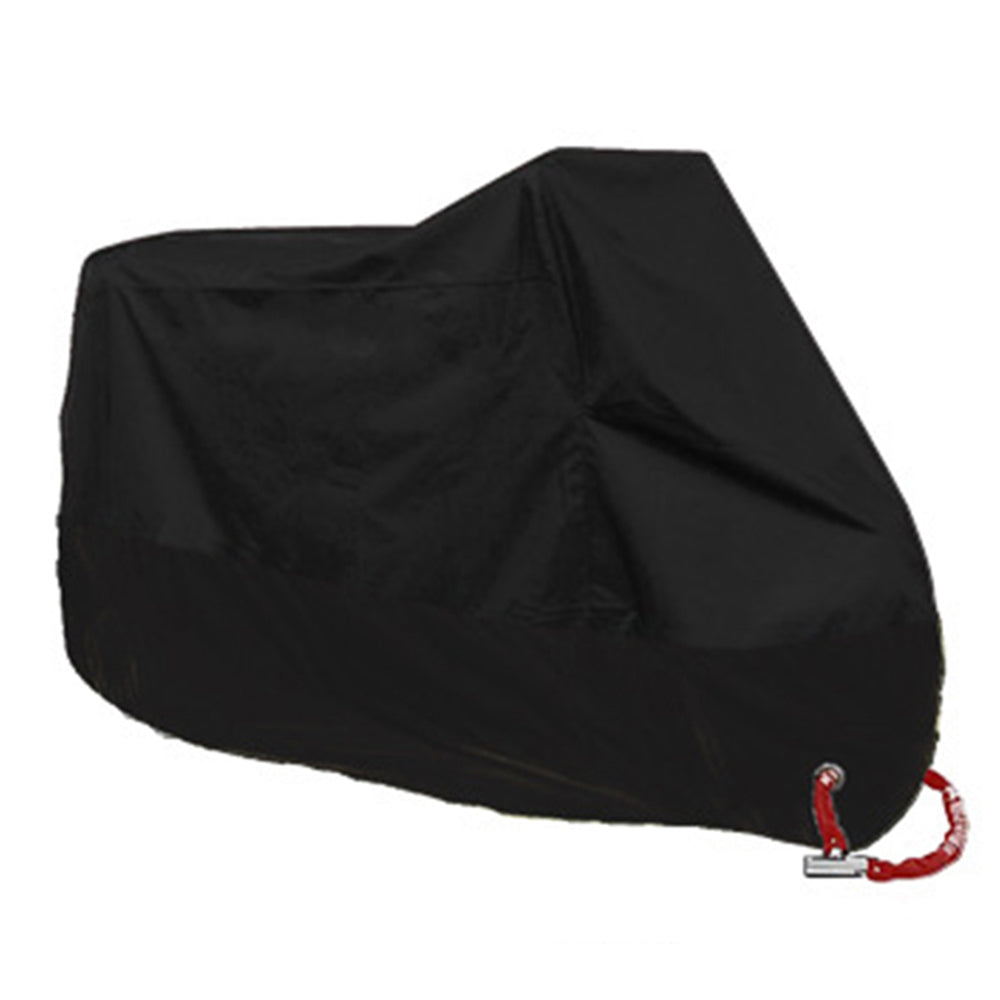 All-Season Waterproof Motorcycle Cover UV & Dustproof 2xl-for-2101-2200mm black by HitMyNeed