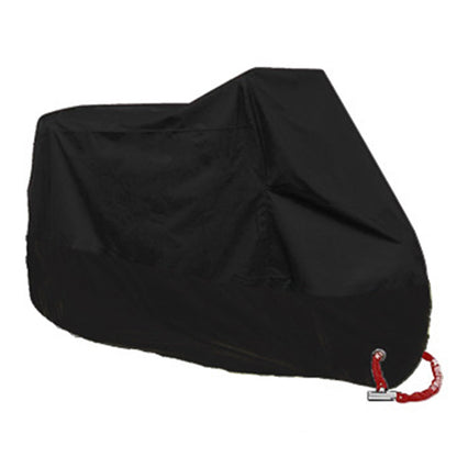 All-Season Waterproof Motorcycle Cover UV & Dustproof 2xl-for-2101-2200mm black by HitMyNeed