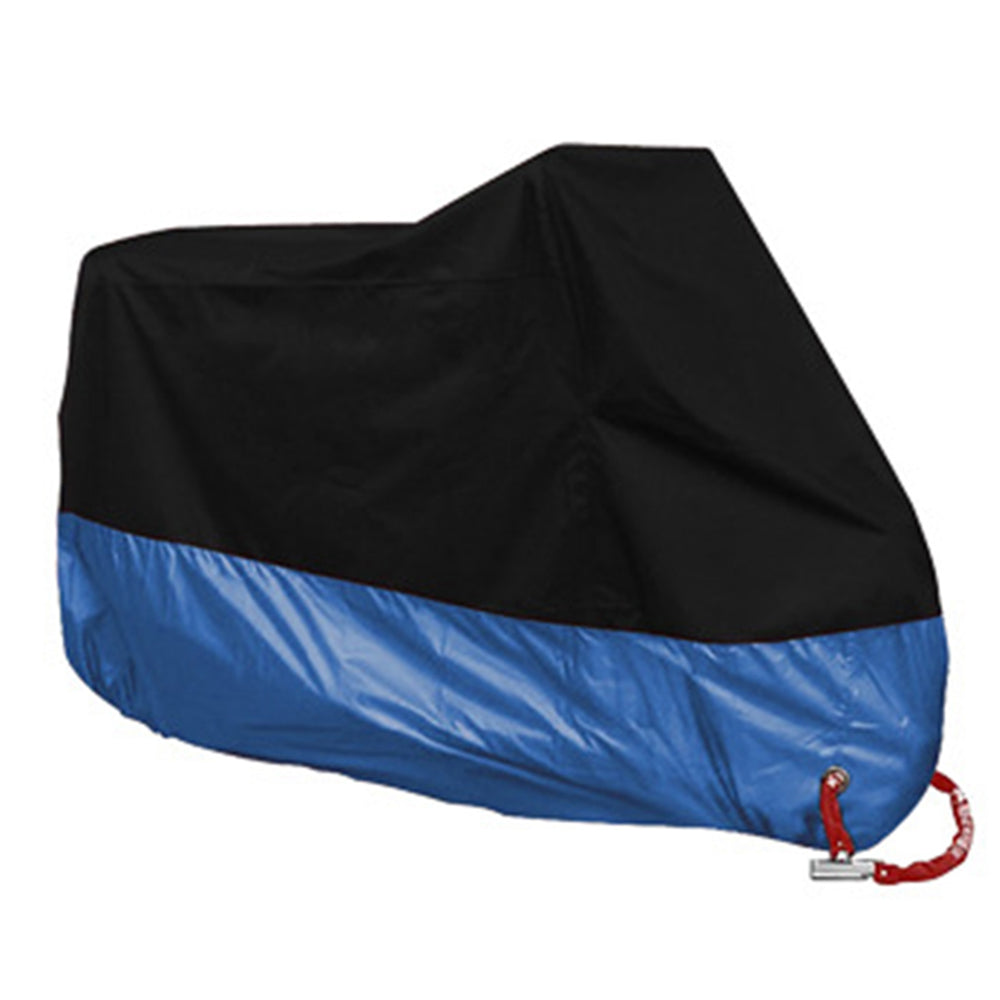 All-Season Waterproof Motorcycle Cover UV & Dustproof 4xl-for-2301-2600mm dark-blue by HitMyNeed