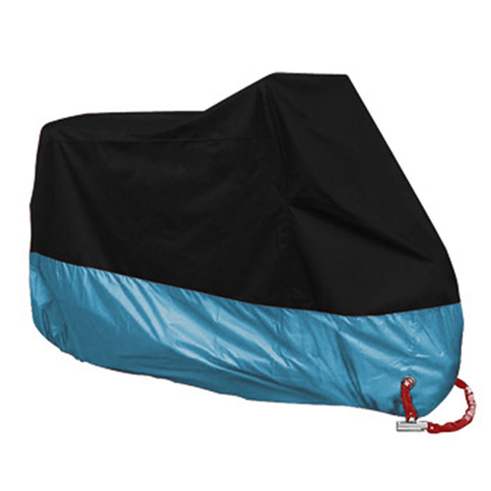 All-Season Waterproof Motorcycle Cover UV & Dustproof l-for-1801mm-2000mm blue by HitMyNeed