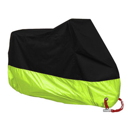All-Season Waterproof Motorcycle Cover UV & Dustproof l-for-1801mm-2000mm fluorescent by HitMyNeed