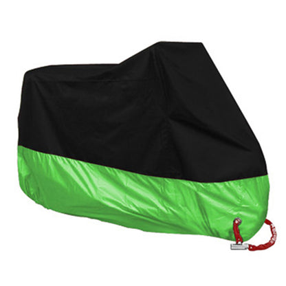 All-Season Waterproof Motorcycle Cover UV & Dustproof l-for-1801mm-2000mm green by HitMyNeed