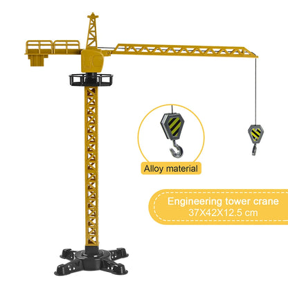Alloy Diecast Tower Crane Construction Toy Model by HitMyNeed