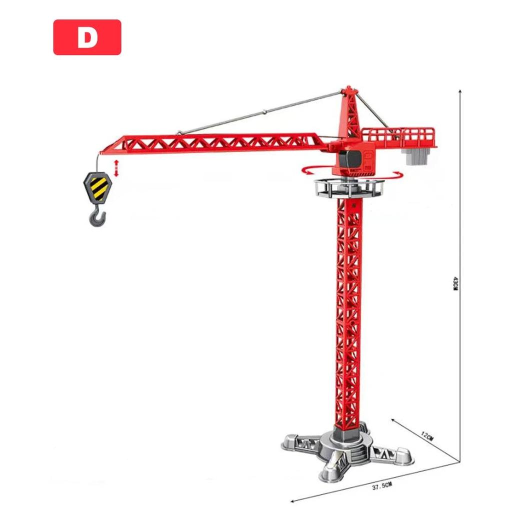 Alloy Diecast Tower Crane Construction Toy Model by HitMyNeed