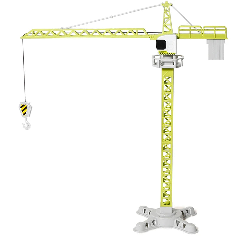 Alloy Diecast Tower Crane Construction Toy Model e-green-with-box by HitMyNeed