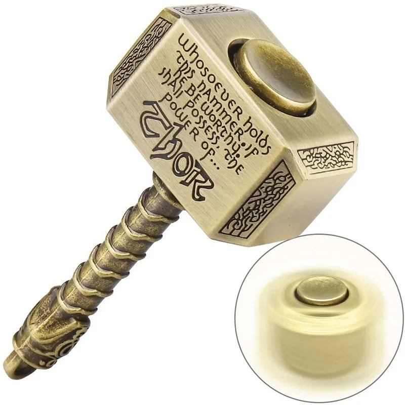 Alloy Hammer Fingertip Gyro Spinner for Adults by HitMyNeed