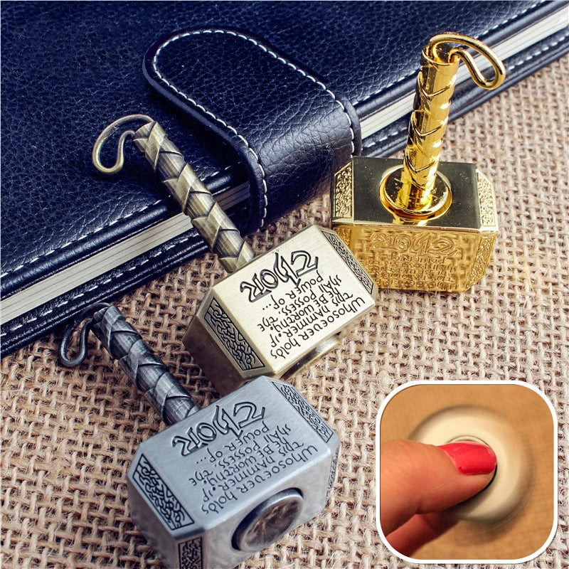 Alloy Hammer Fingertip Gyro Spinner for Adults by HitMyNeed