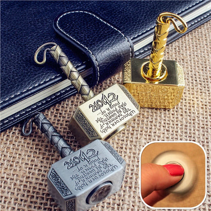 Alloy Hammer Fingertip Gyro Spinner for Adults by HitMyNeed