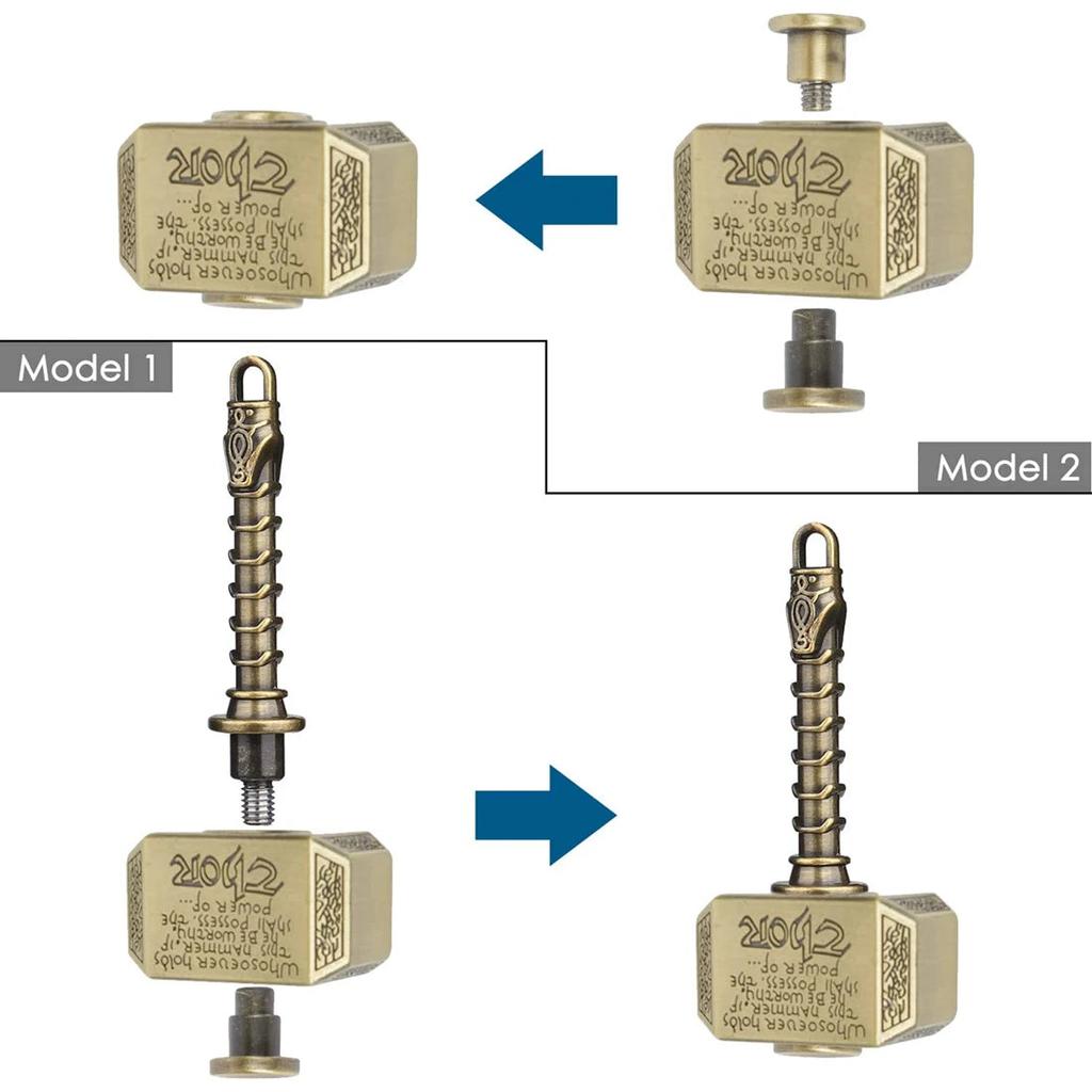 Alloy Hammer Fingertip Gyro Spinner for Adults by HitMyNeed