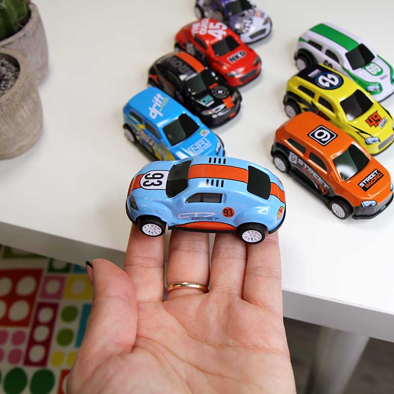 Alloy Metal Pull Back Toy Car Set for Kids (8 Pcs) by HitMyNeed