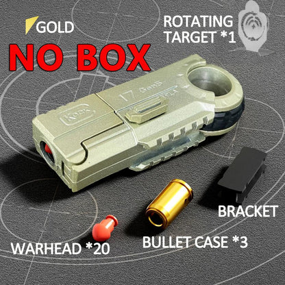 Alloy Pistol Fidget Ring Launcher for Adult Stress Relief wj86-gold-no-box by HitMyNeed