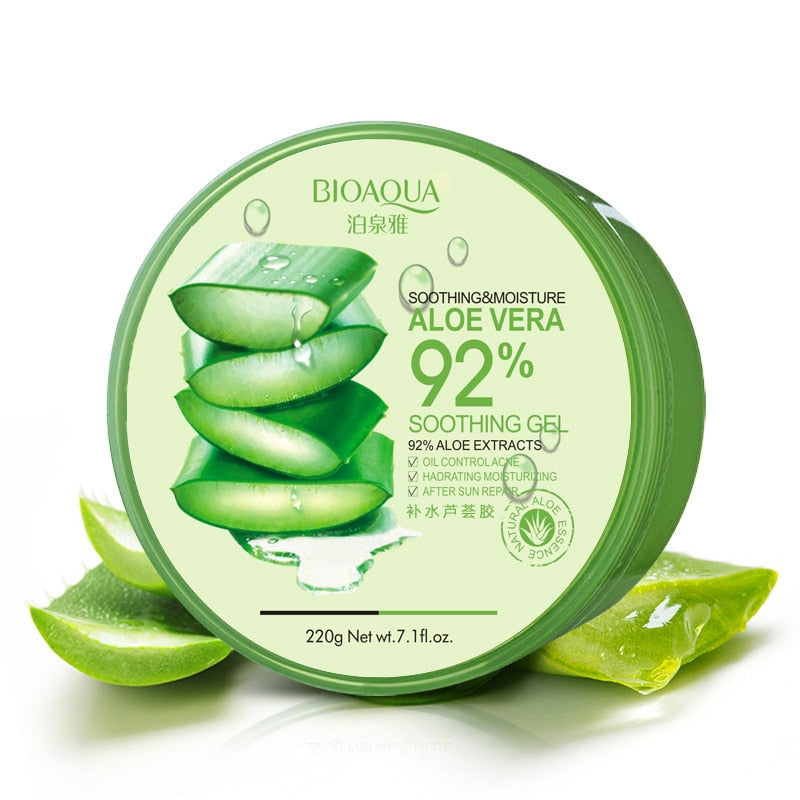 Aloe Vera Hydrating Facial Gel for Sensitive Skin 220g by HitMyNeed