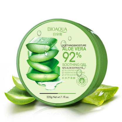 Aloe Vera Hydrating Facial Gel for Sensitive Skin 220g by HitMyNeed