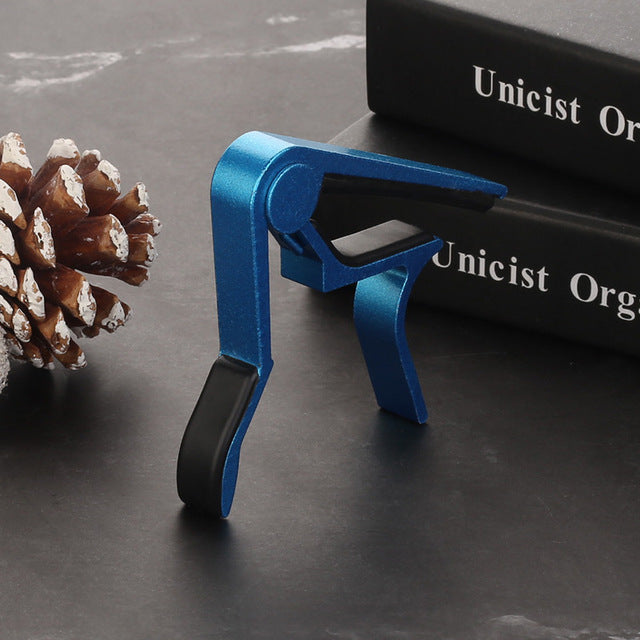 Aluminium Alloy Guitar Capo for Acoustic & Classical blue by HitMyNeed
