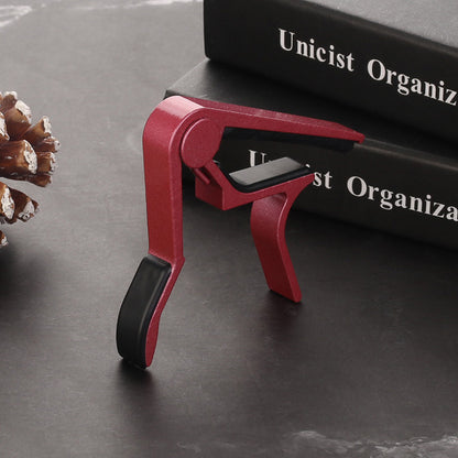 Aluminium Alloy Guitar Capo for Acoustic & Classical red by HitMyNeed