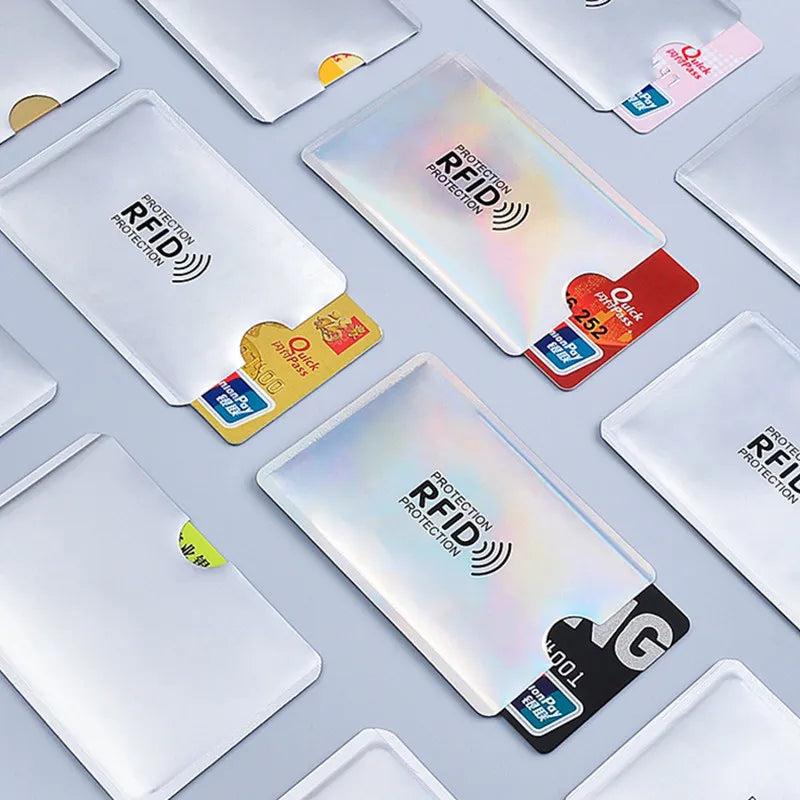 Aluminium RFID Blocking Metal Credit Card Holder 20pcs-rose-red by HitMyNeed