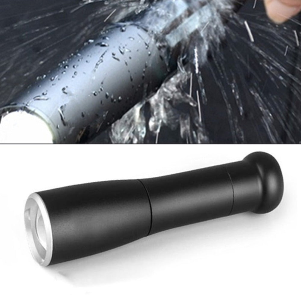 Aluminium Self Defense LED Flashlight Baton by HitMyNeed