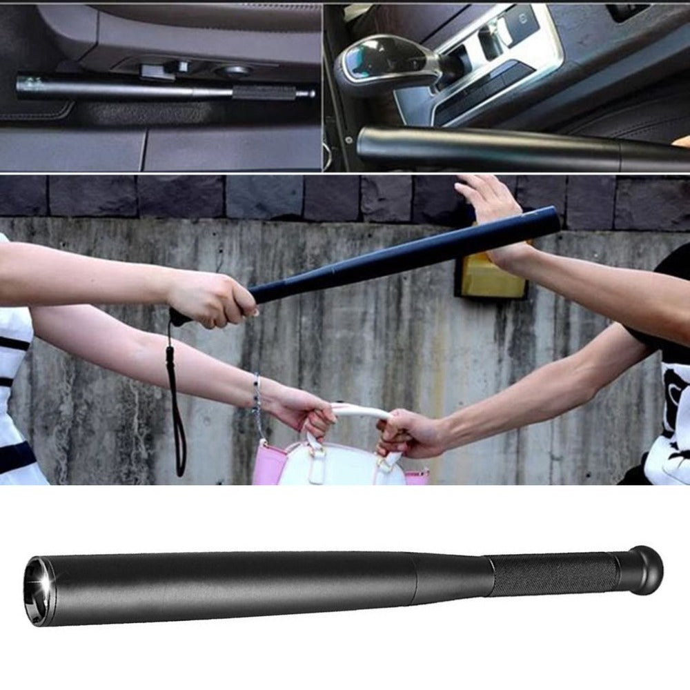 Aluminium Self Defense LED Flashlight Baton by HitMyNeed
