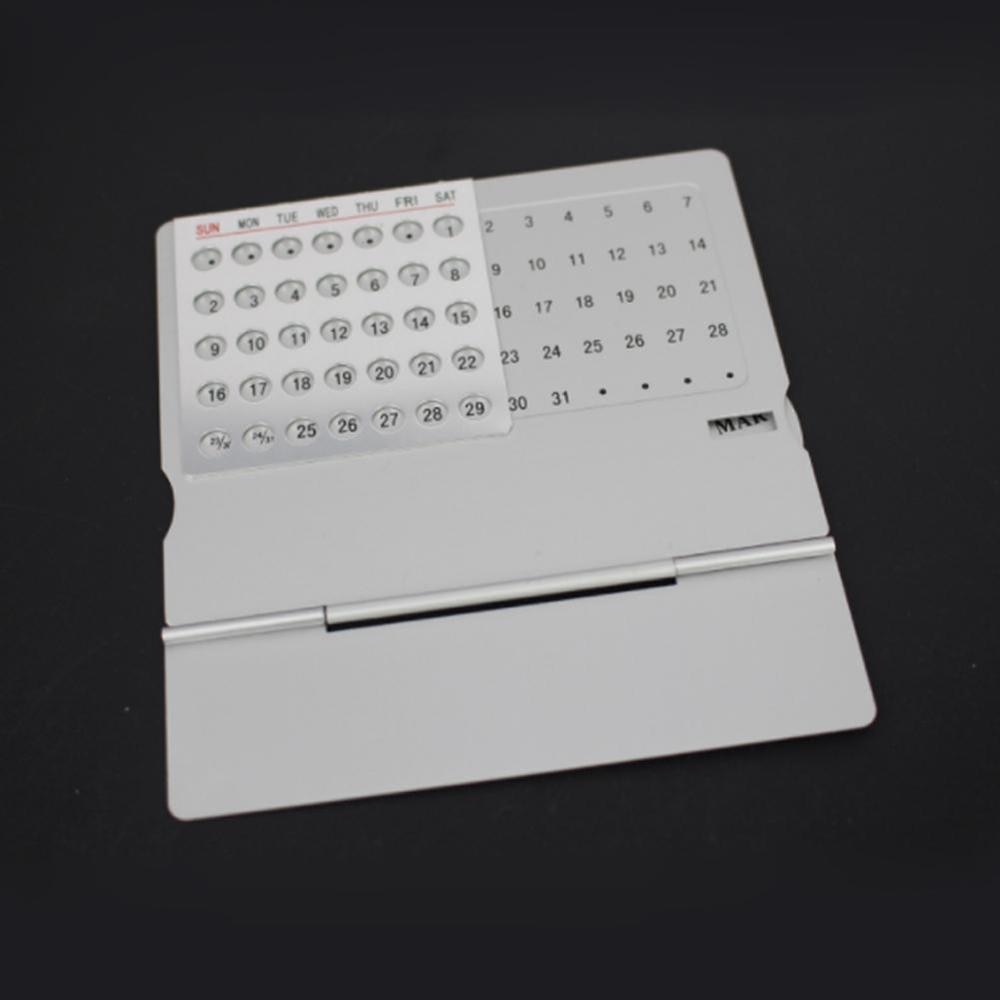 Aluminum 100-Year Perpetual Desk Calendar by HitMyNeed