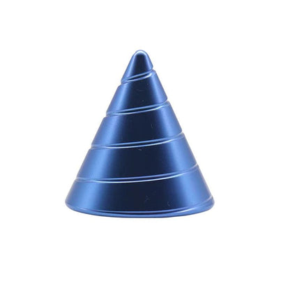 Aluminum Alloy Cone Desk Fidget Spinner Gyro 1-pcs-blue by HitMyNeed