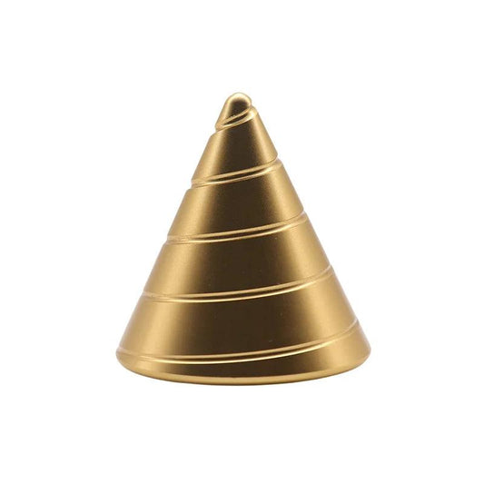 Aluminum Alloy Cone Desk Fidget Spinner Gyro 1-pcs-golden by HitMyNeed