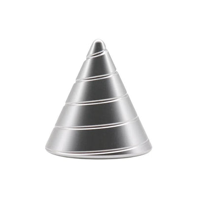 Aluminum Alloy Cone Desk Fidget Spinner Gyro 1-pcs-silvery by HitMyNeed