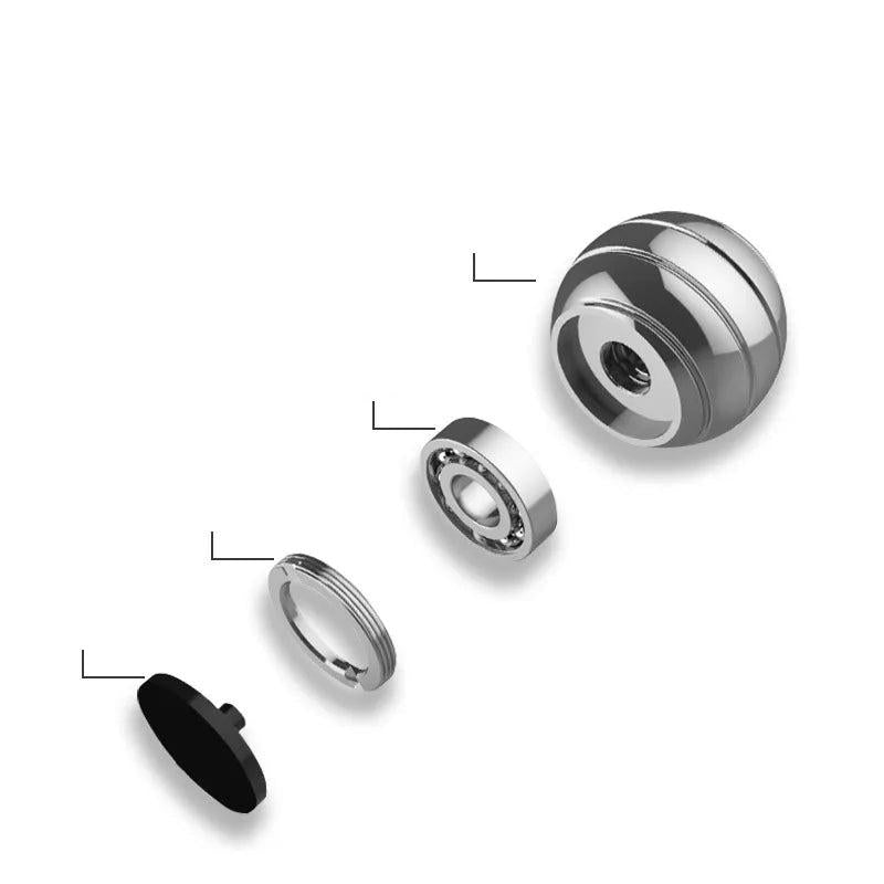 Aluminum Alloy Desktop Kinetic Spinner Toy by HitMyNeed