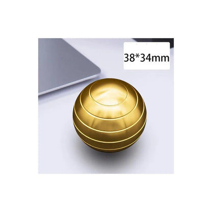 Aluminum Alloy Desktop Kinetic Spinner Toy gold by HitMyNeed
