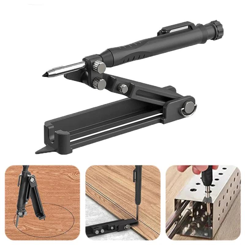 Aluminum Alloy Multi-Function Carpentry Scribing Tool by HitMyNeed