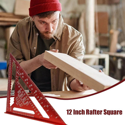 Aluminum Alloy Triangle Gauge Angle Ruler 7" / 12" by HitMyNeed