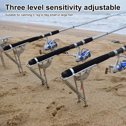 Aluminum Automatic Portable Fishing Rod Holder by HitMyNeed