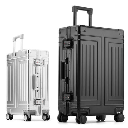 Aluminum Cabin & Check-In Trolley Suitcase with TSA Lock by HitMyNeed