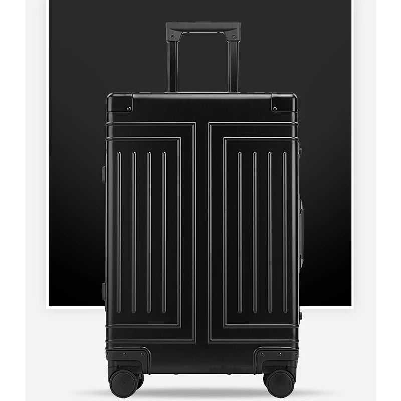 Aluminum Cabin & Check-In Trolley Suitcase with TSA Lock by HitMyNeed