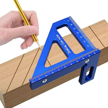 Aluminum Carpenter Square 3D Multi Angle Layout Ruler by HitMyNeed
