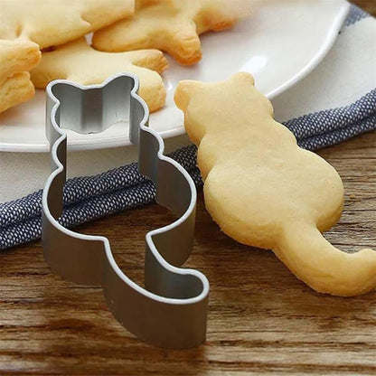 Aluminum Cat Shaped Cookie Cutter 8cm by HitMyNeed