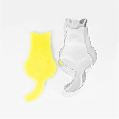 Aluminum Cat Shaped Cookie Cutter 8cm by HitMyNeed