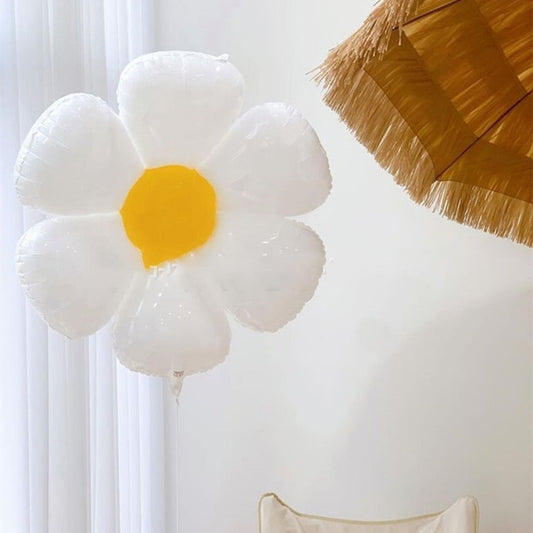 Aluminum Foil Daisy Balloon, 50cm Party Decoration by HitMyNeed