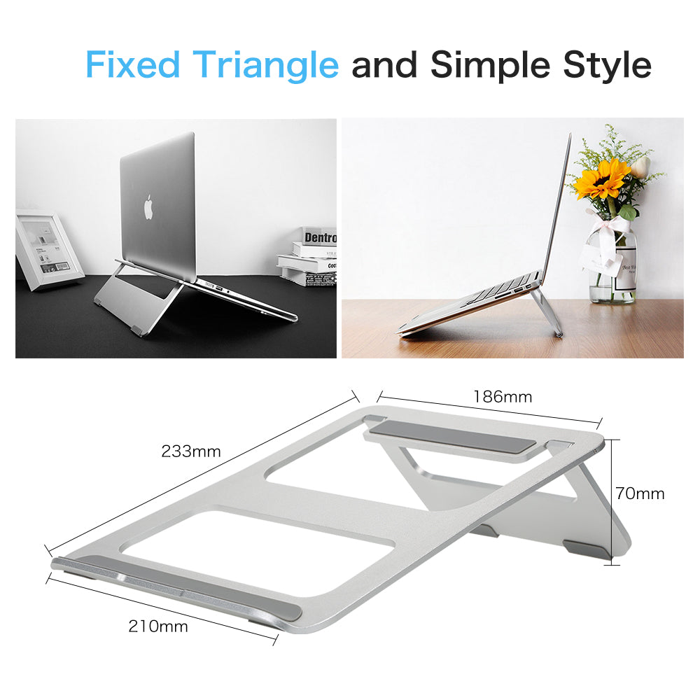 Aluminum Foldable Laptop Stand for 10-17" Devices by HitMyNeed