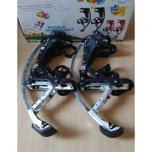Aluminum Jumping Stilts for Youth (20-40 kg Load) by HitMyNeed