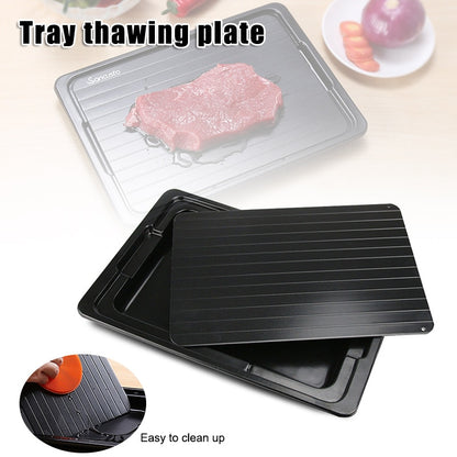 Aluminum Meat Thawing Tray with Drip Board by HitMyNeed