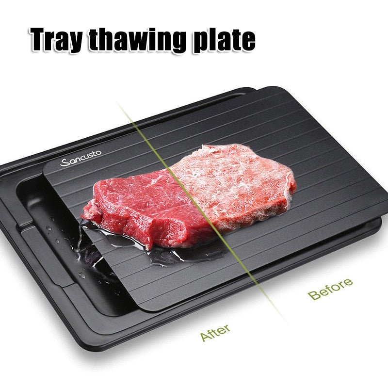 Aluminum Meat Thawing Tray with Drip Board by HitMyNeed