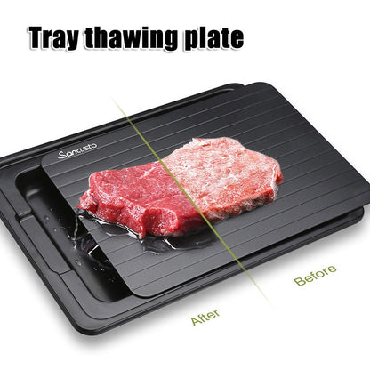 Aluminum Meat Thawing Tray with Drip Board by HitMyNeed