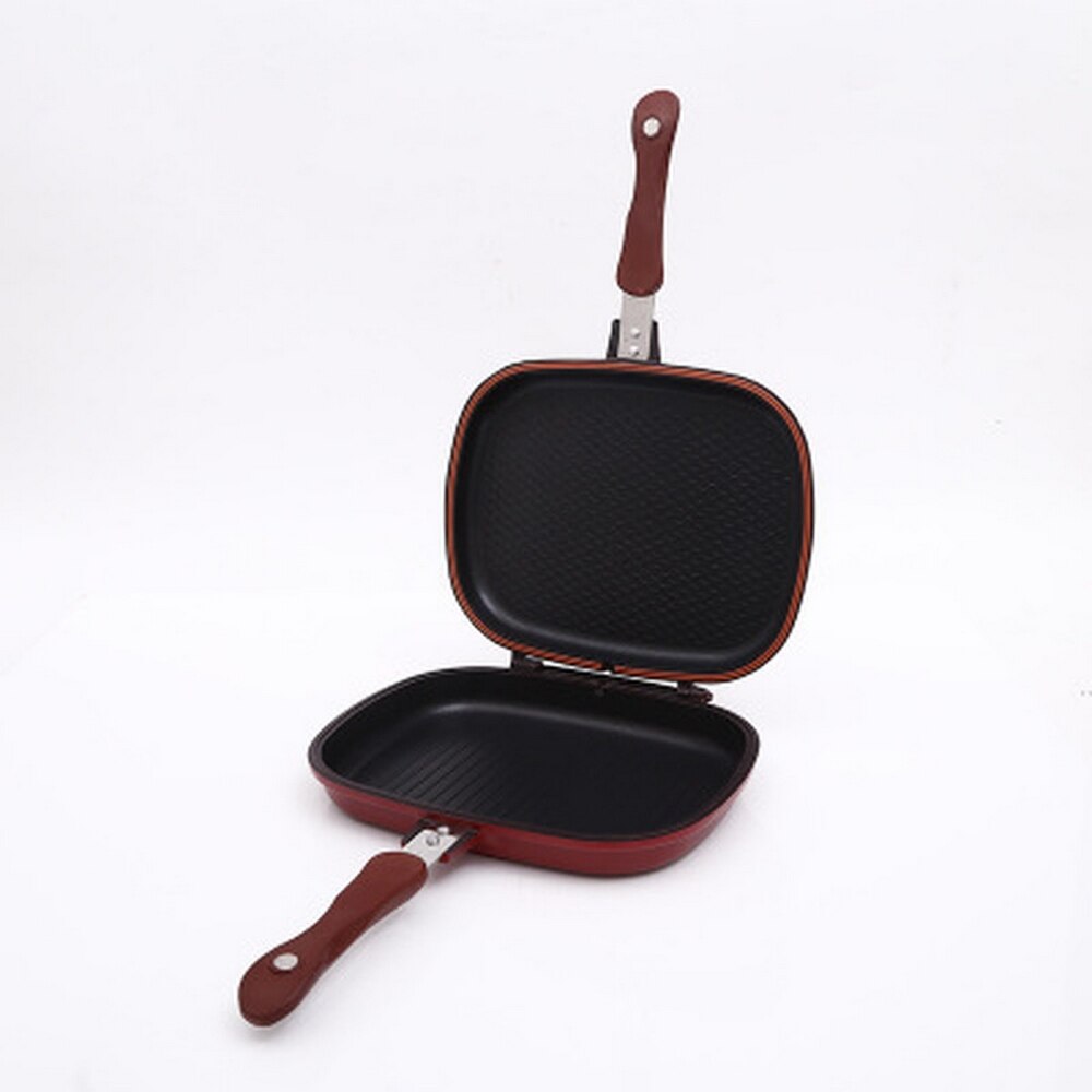 Aluminum Non Stick Double Sided Grill Pan by HitMyNeed