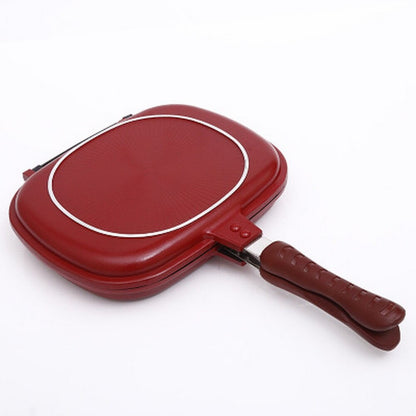 Aluminum Non Stick Double Sided Grill Pan by HitMyNeed