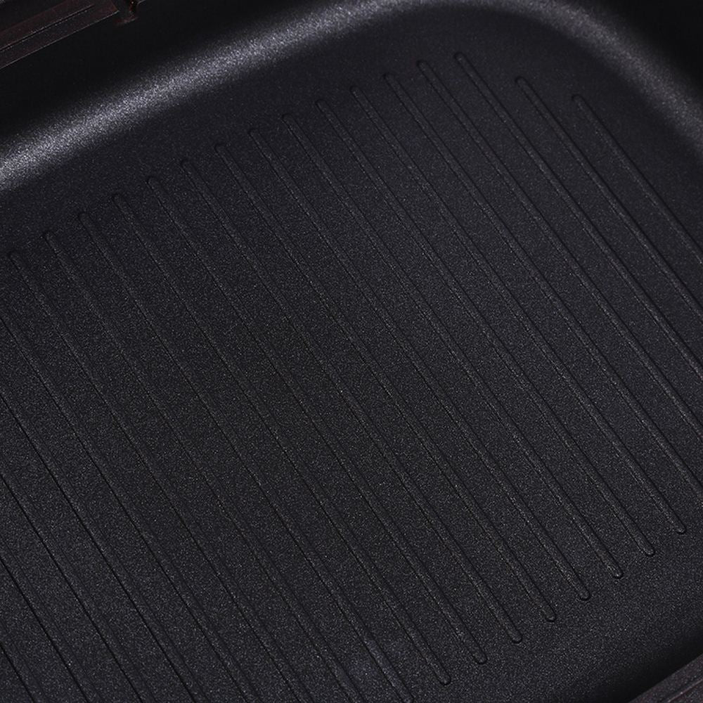 Aluminum Non Stick Double Sided Grill Pan by HitMyNeed