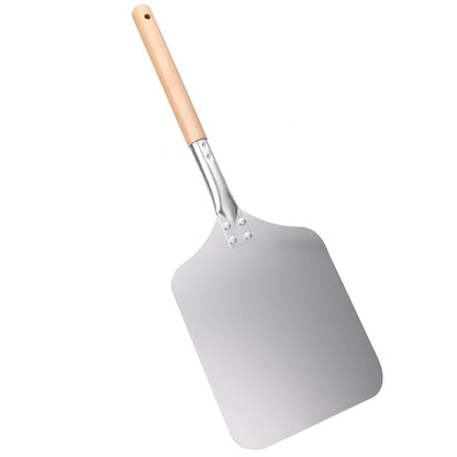 Aluminum Pizza Shovel with Wooden Handle 58cm by HitMyNeed