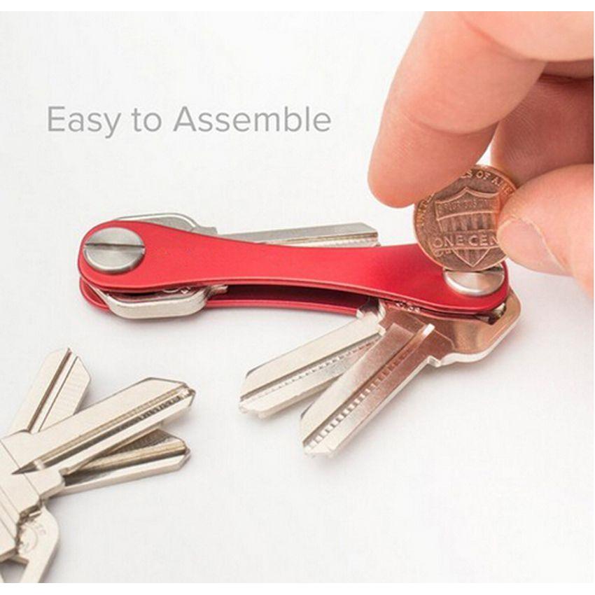 Aluminum Smart Key Organizer for 8 Keys by HitMyNeed