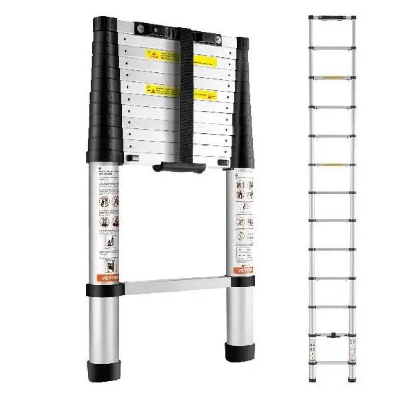 Aluminum Telescoping Ladder 10.5 ft or 12.5 ft 10-5ft by HitMyNeed